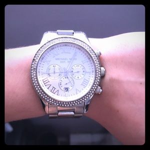 Authentic Michael Kors oversized girl watch